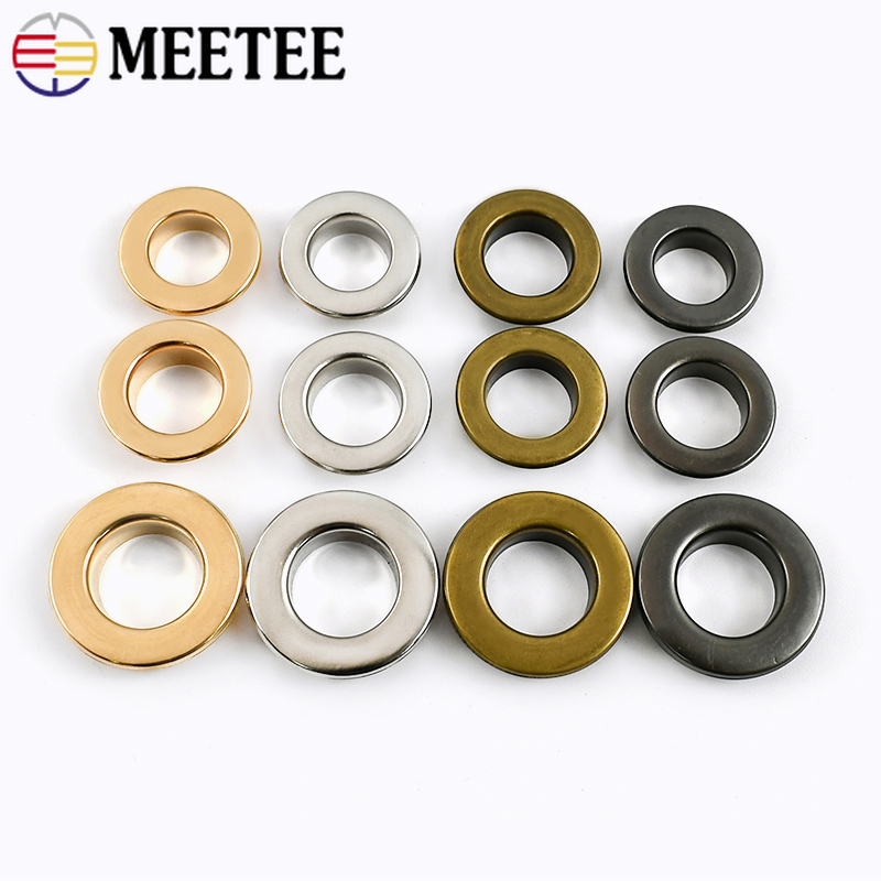 Leatherwork Hardware - 50 pièces 3.5-15mm oeillet en métal