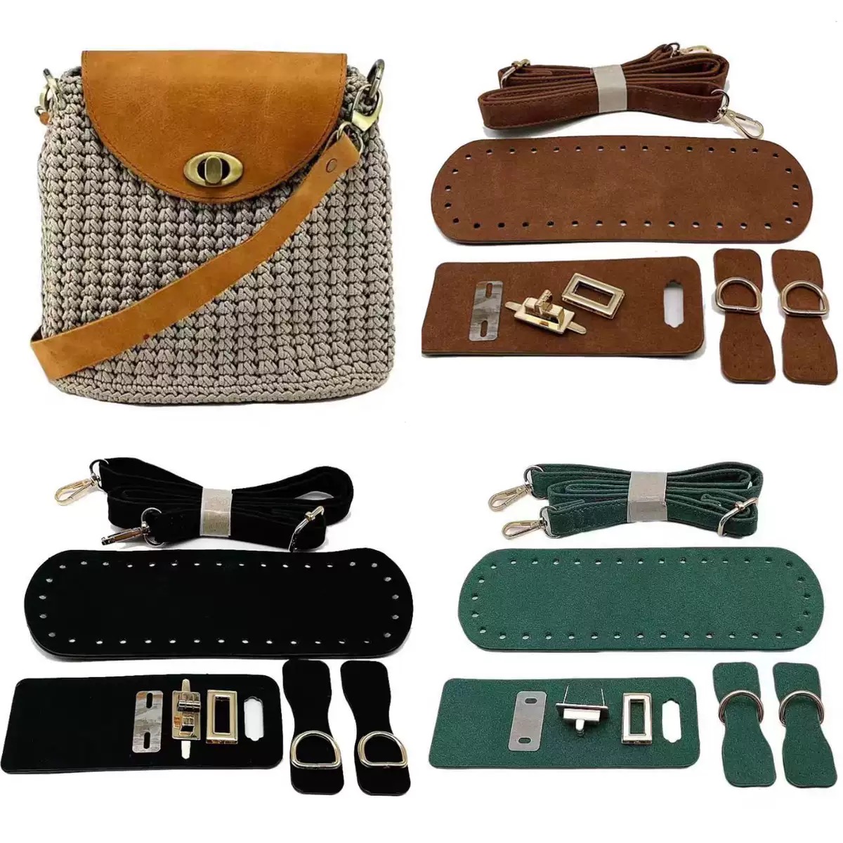 Leatherwork Hardware - Sac à main en cuir fait