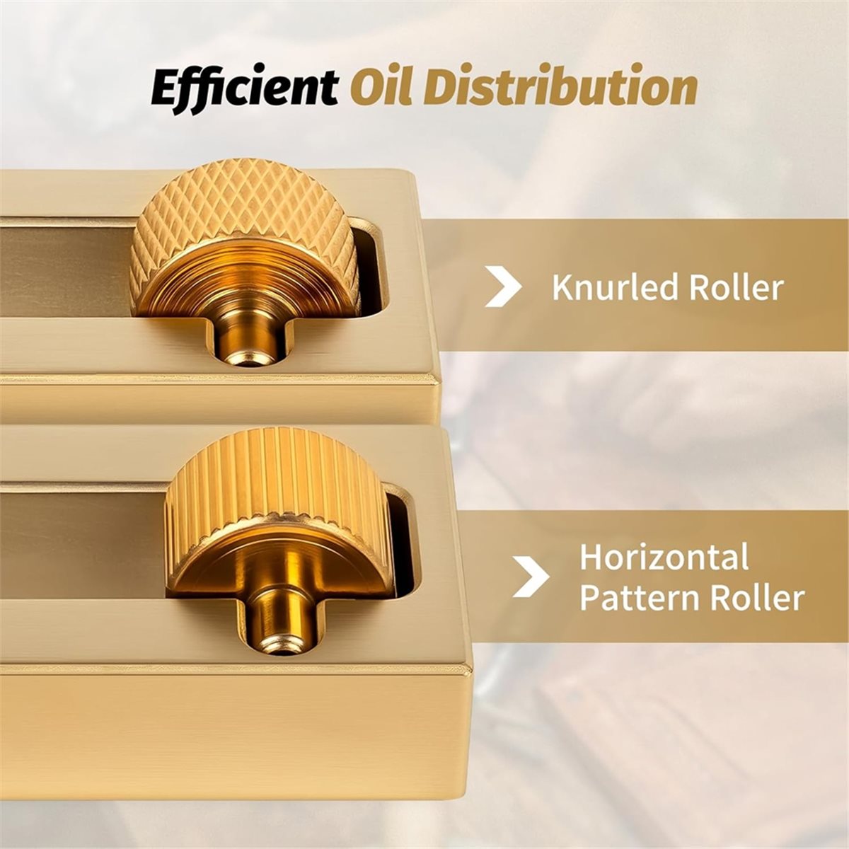 Leatherwork Roller - Rouleau à bords en cuir pour