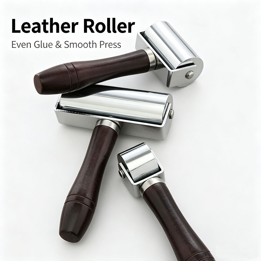 Leatherwork Roller - Rouleau de pressage pour cuir, outils