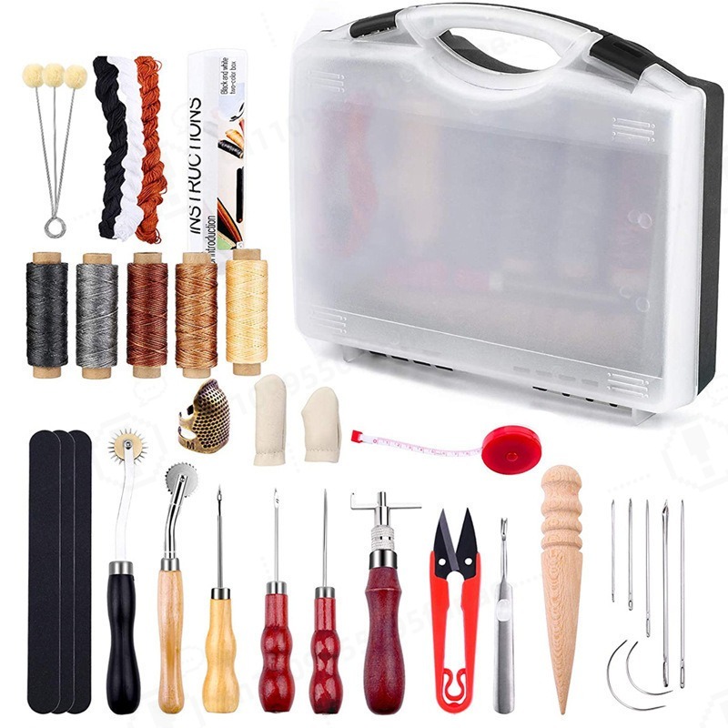 Leatherwork Craft - Kit d'outils de couture manuelle pour