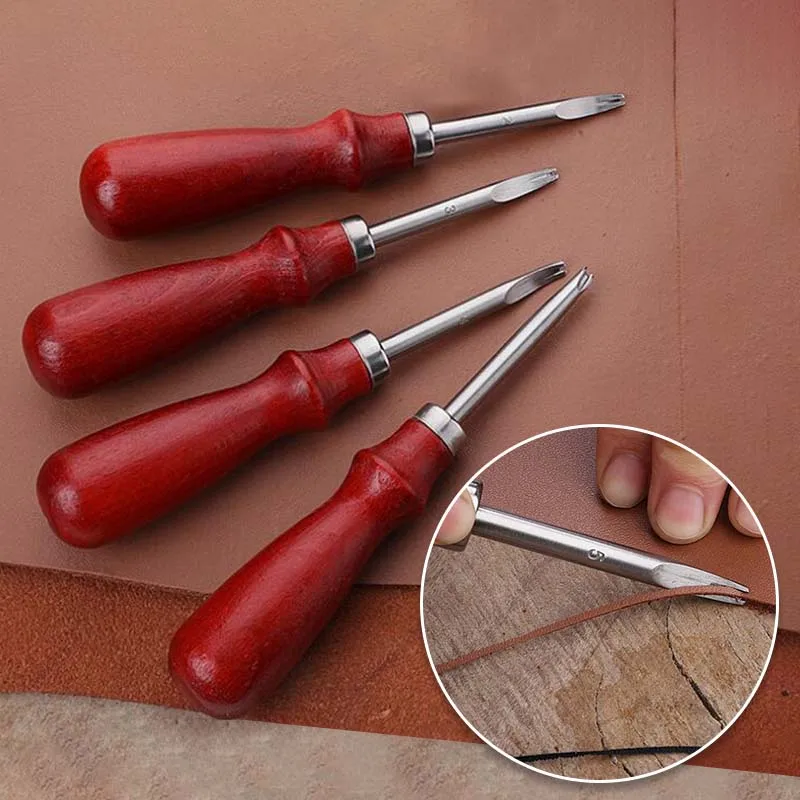Leatherwork Edge Beveler - Chanfreineuse de bord commun en cuir,