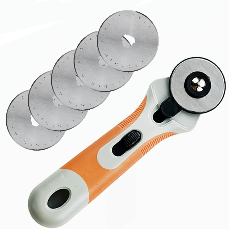 Leatherwork Roller - Cutter rotatif de 45 mm, couteau