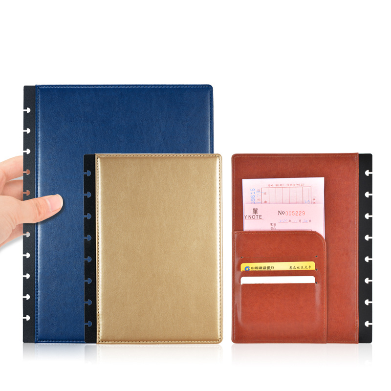 Leather Work Diary - Couverture en cuir pour carnet à
