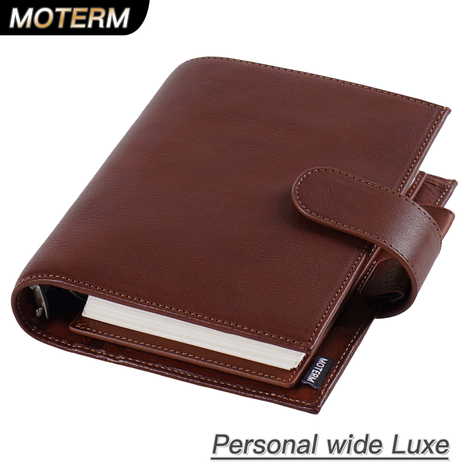 Leather Work Diary - Moterm-Carnet de notes en cuir tanné