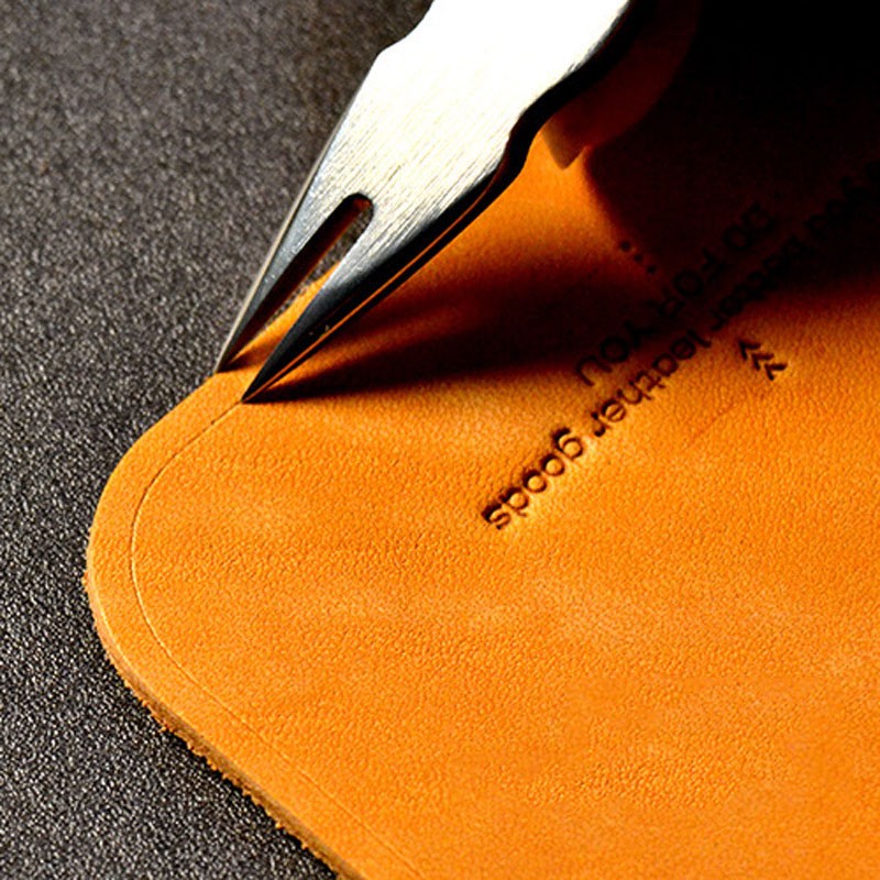 1Pc cuir fente peu profonde bo - Leatherwork Craft avis et prix