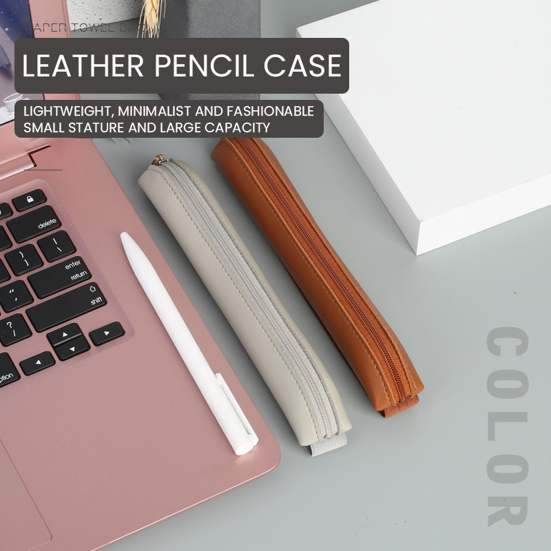 Porte-stylo en cuir PU avec fe - Leather Work Diary avis et prix