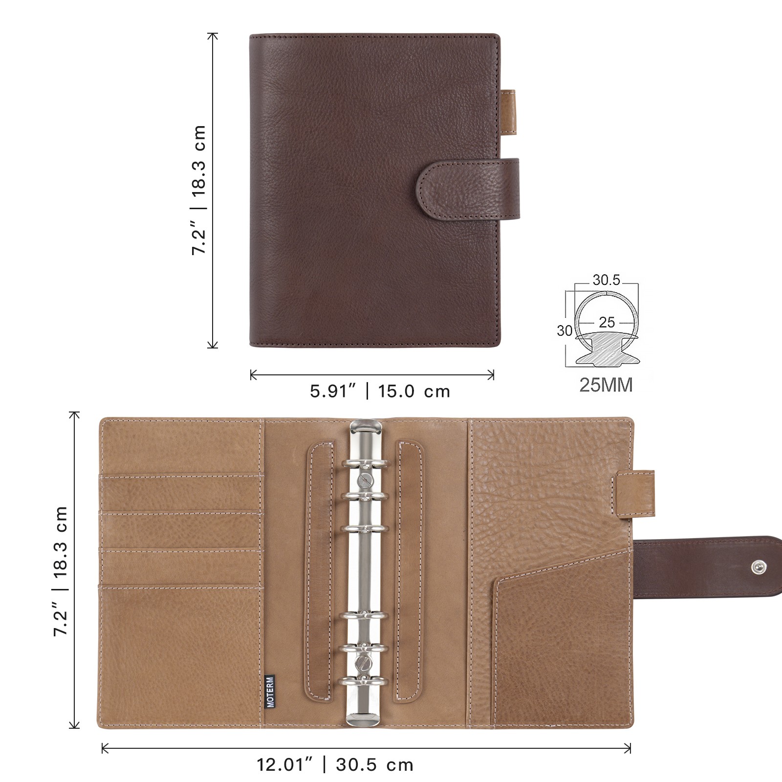 Moterm Franklin Covey taille c - Leather Work Diary avis et prix