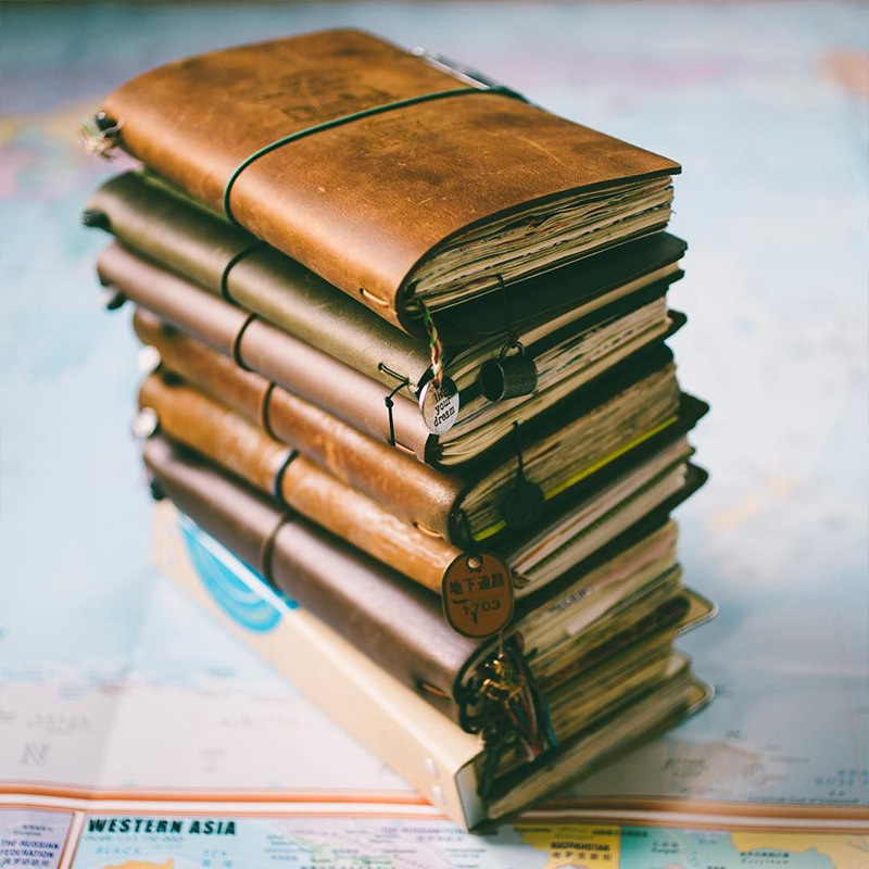 Cahier de couverture en cuir r - Leather Work Diary avis et prix