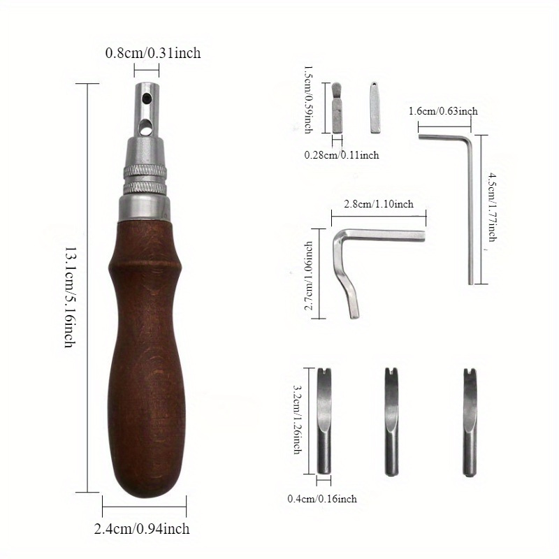 Outil de rainurage du cuir 7 e - Leatherwork Edge Beveler avis et prix