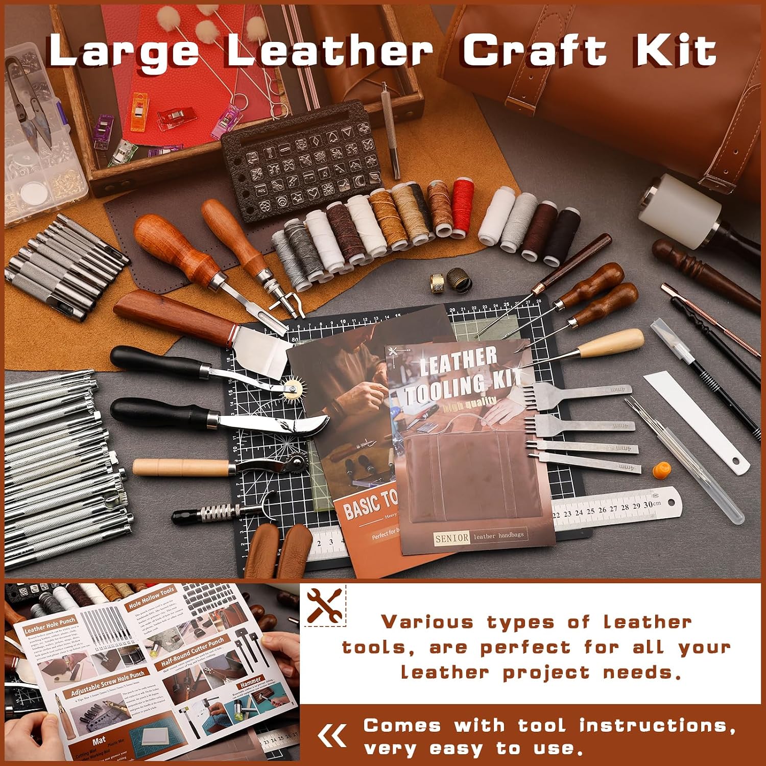 Kit d'outils de maroquinerie p - Leatherwork Craft avis et prix