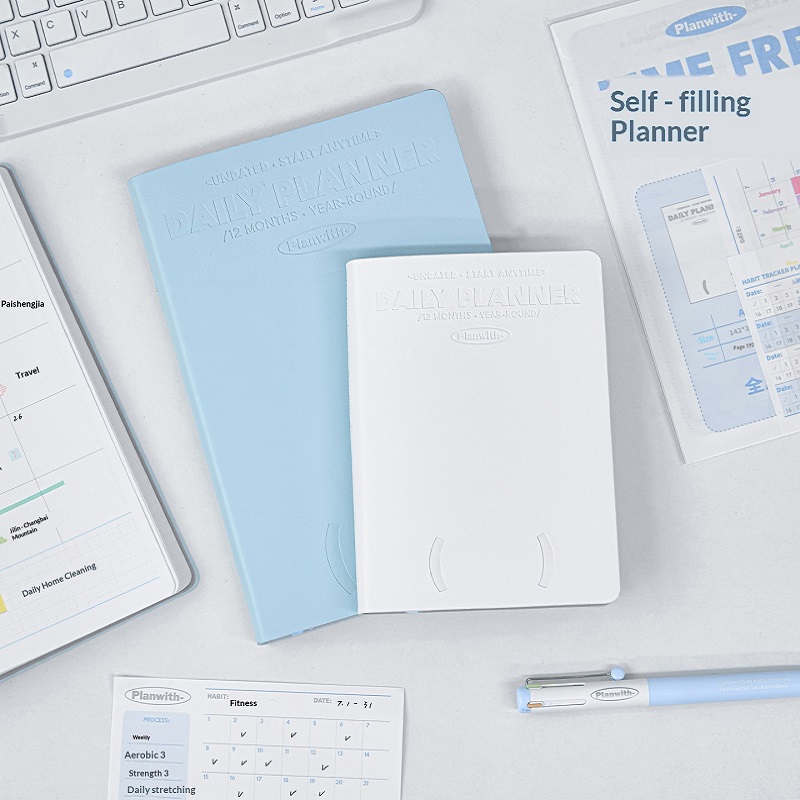 Planwith Agenda annuel auto-da - Leather Work Diary avis et prix