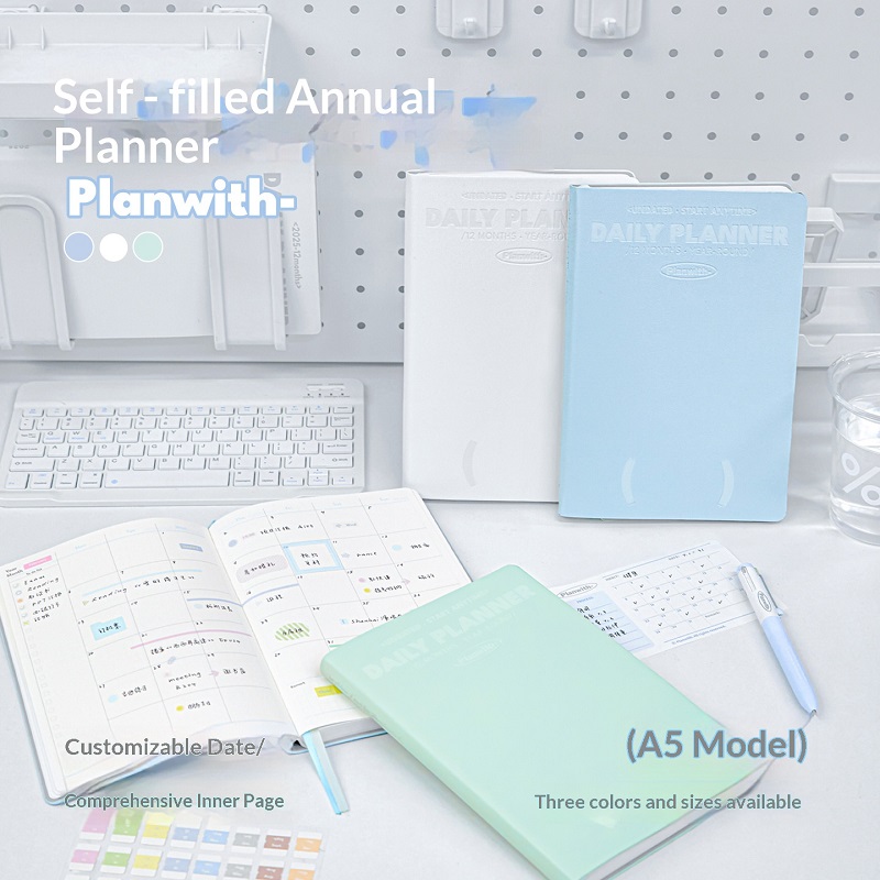 Planwith Agenda annuel auto-da - Leather Work Diary avis et prix