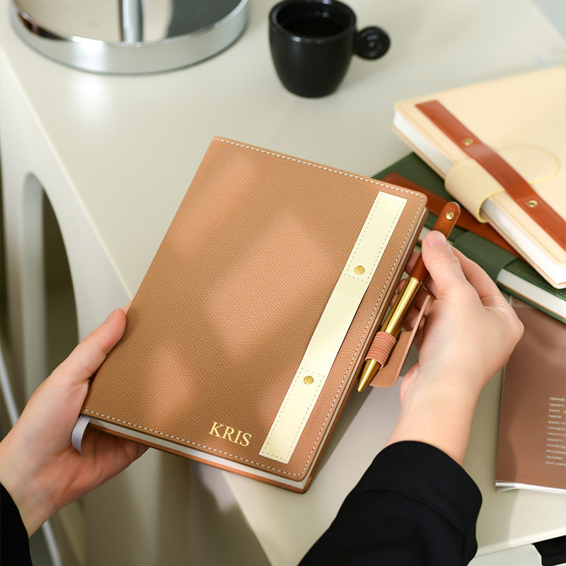 Carnet A5 avec couverture en P - Leather Work Diary avis et prix