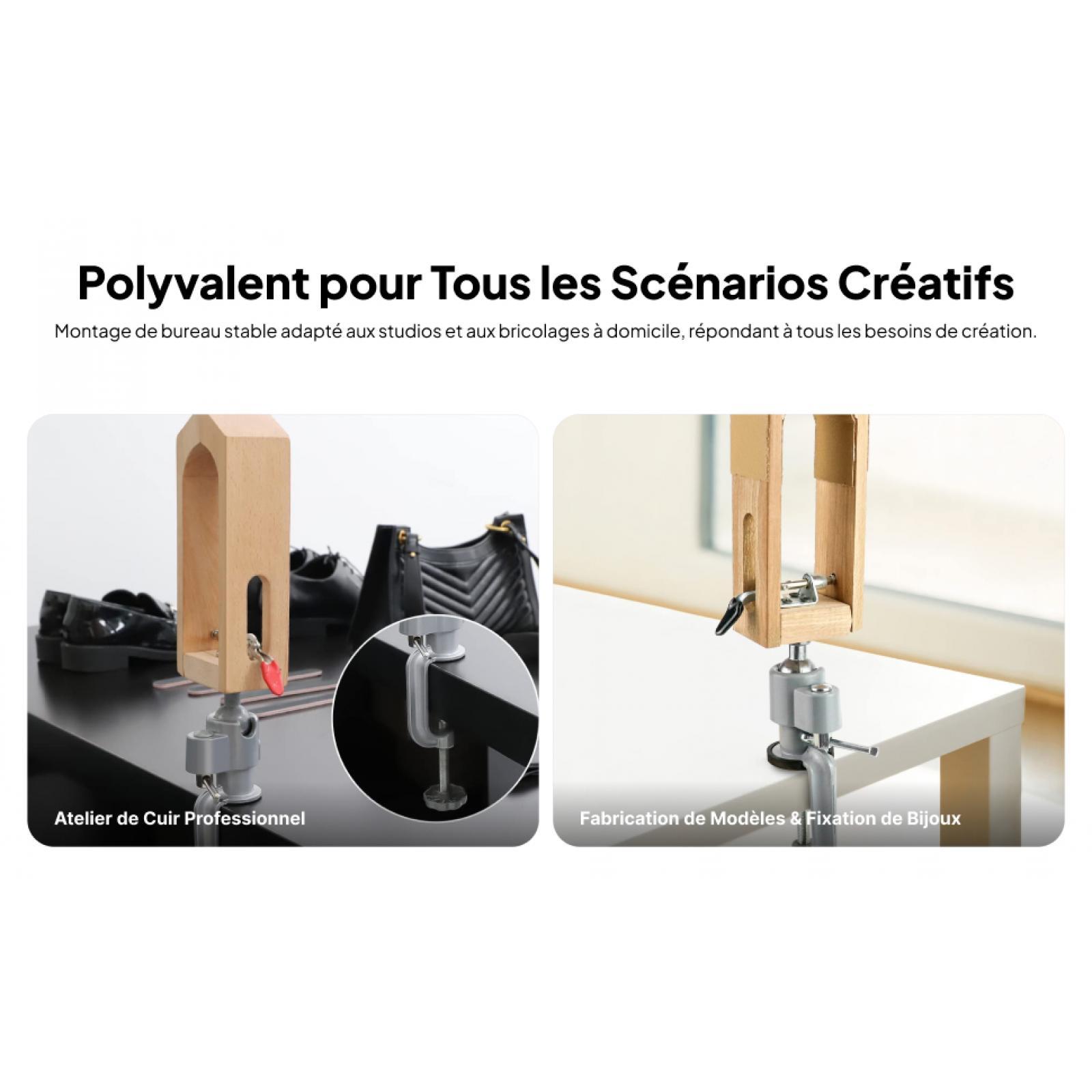 Support rotatif en bois pour c - Leatherwork Clamp avis et prix