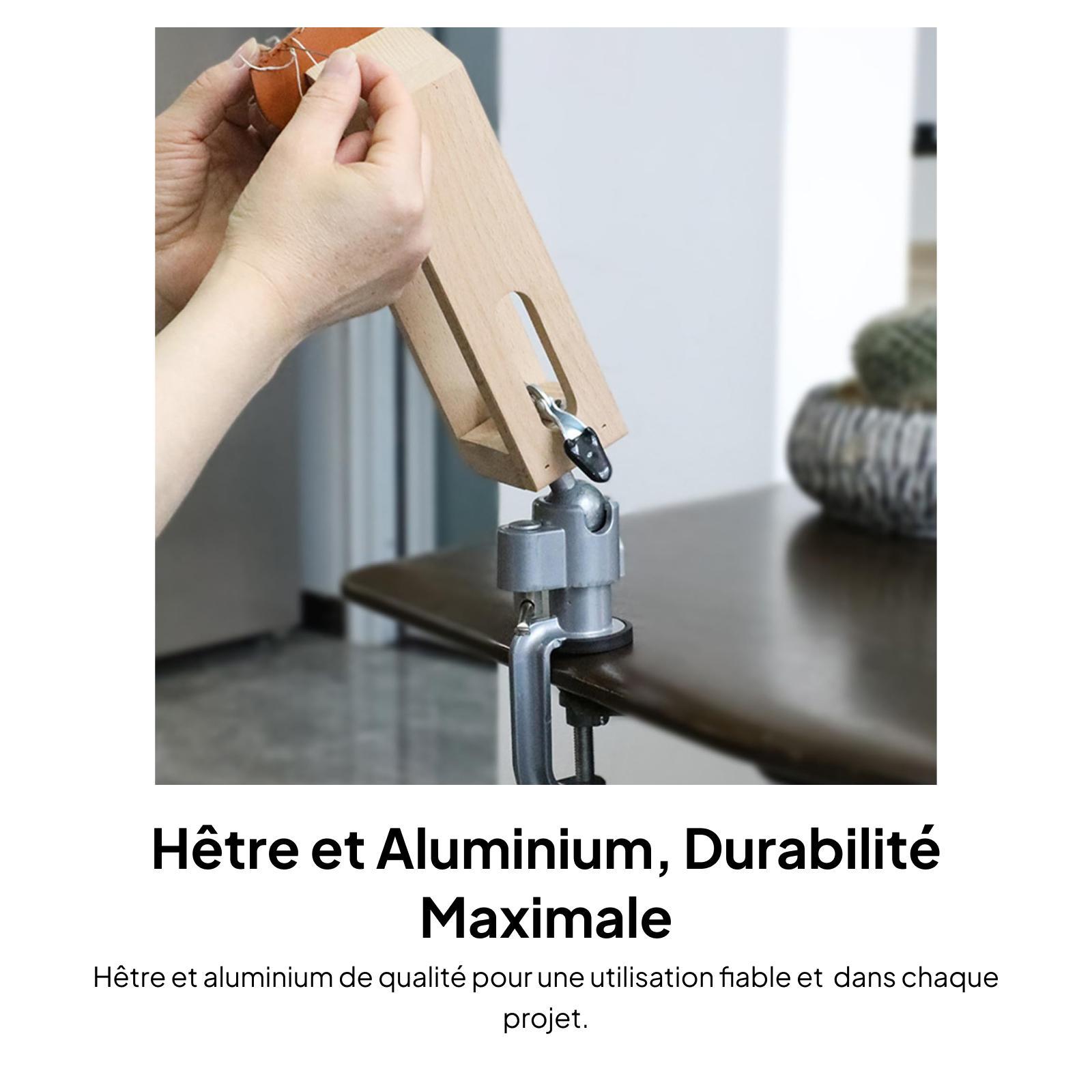 Support rotatif en bois pour c - Leatherwork Clamp avis et prix