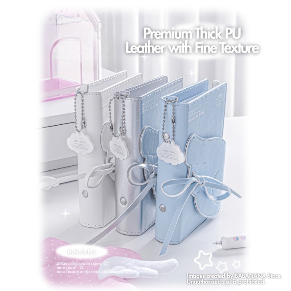 Carnet A7 en cuir avec ailes d - Leather Work Diary avis et prix