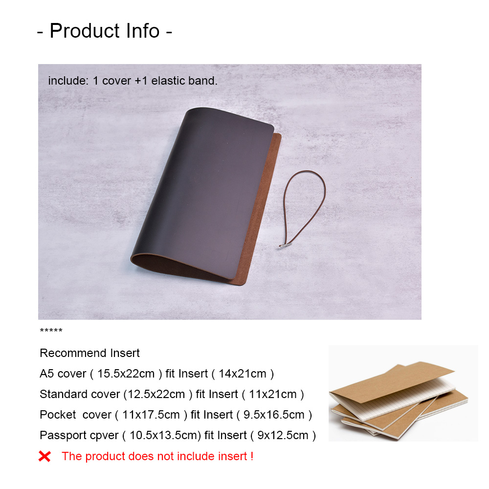 Couverture de carnet de notes  - Leather Work Diary avis et prix
