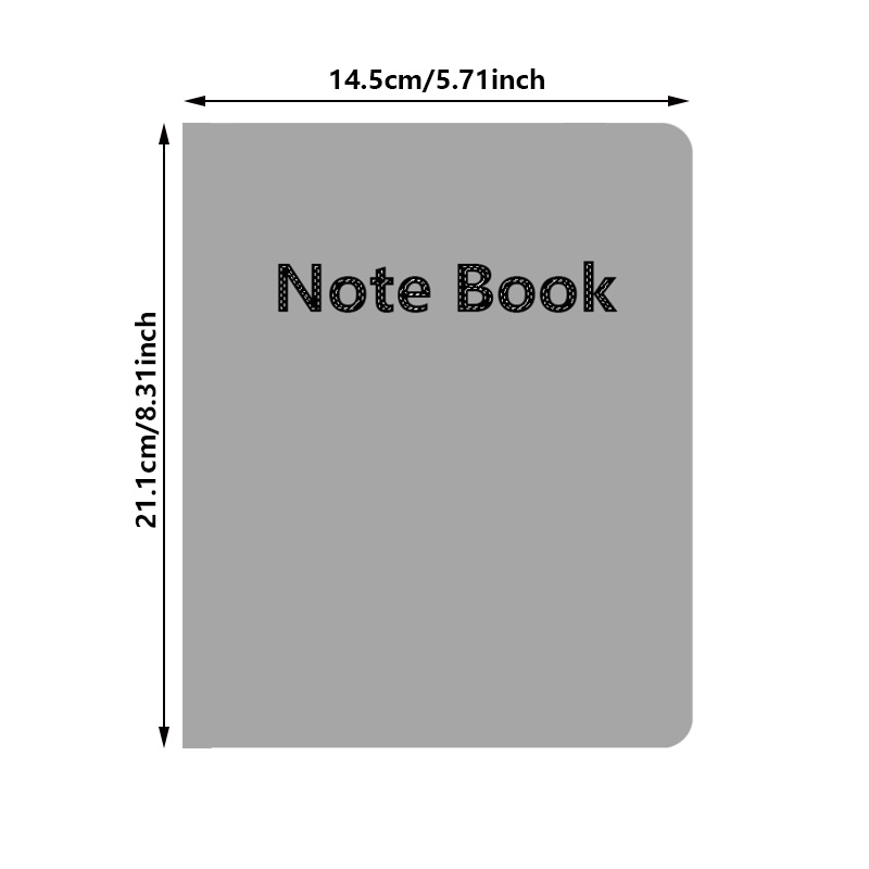 Carnet de notes A5 en similicu - Leather Work Diary avis et prix