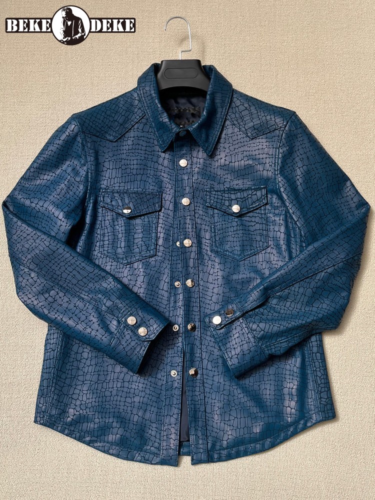 Veste en cuir véritable pour h - Leatherwork Patterns avis et prix