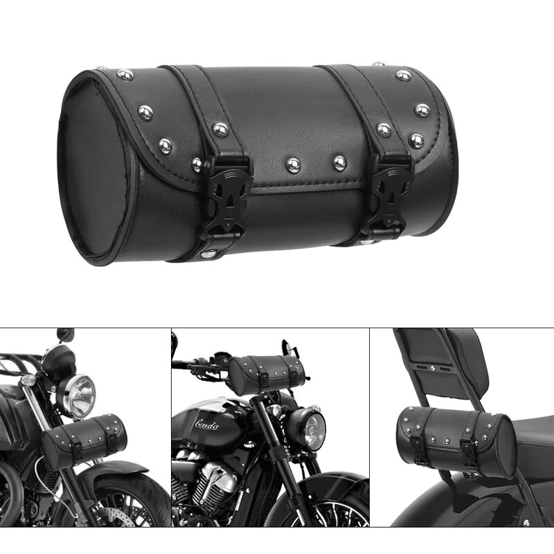 Sacs de moto en cuir Pu noir,  - Leatherwork Roller avis et prix