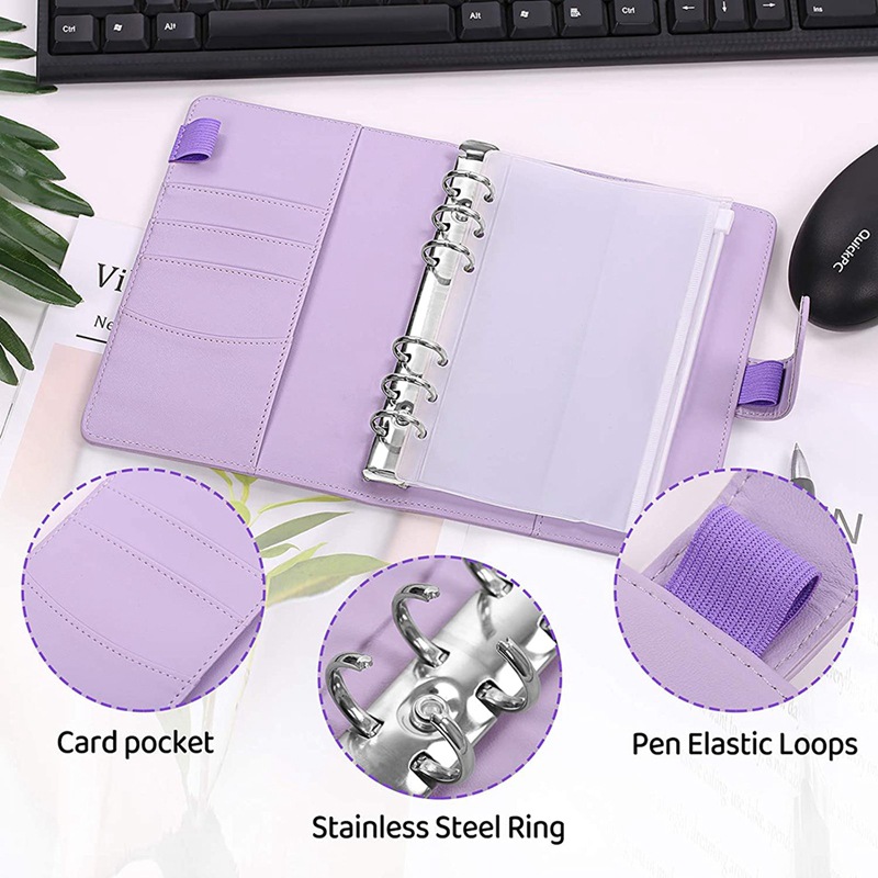 Classeur de Budget en cuir PU  - Leather Work Diary avis et prix