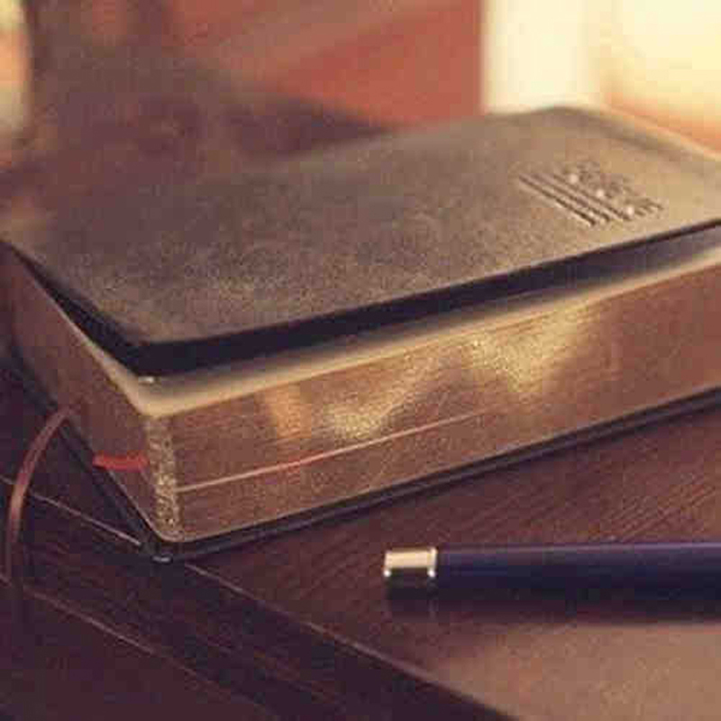 Cahier biblique en cuir optiqu - Leather Work Diary avis et prix