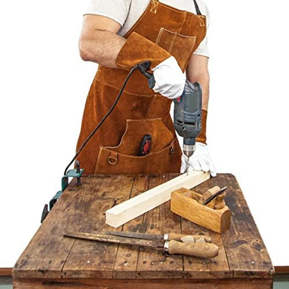 Tablier de travail en cuir de  - Leatherwork Apron avis et prix
