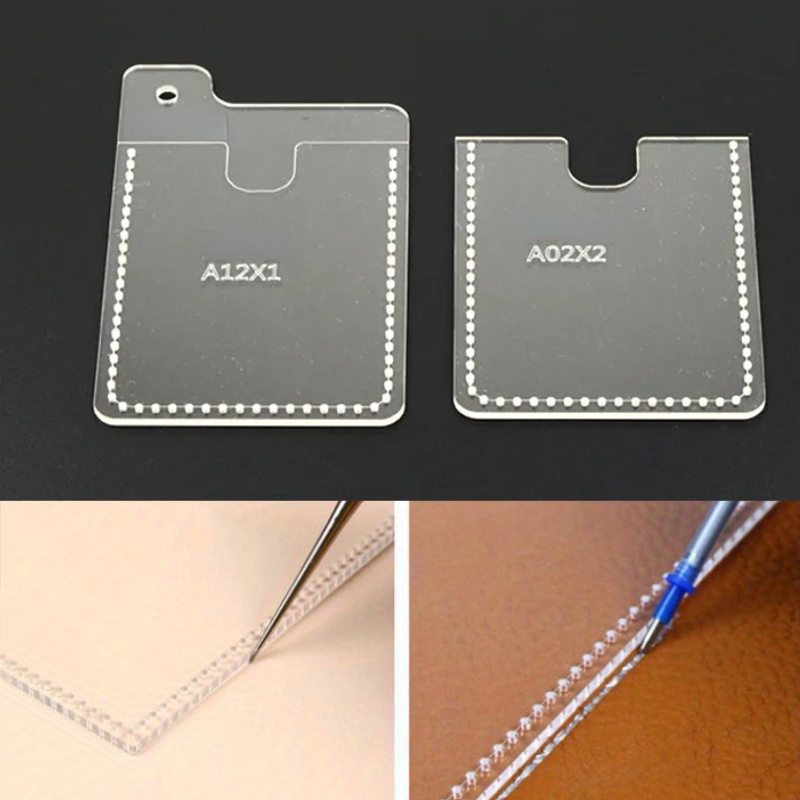Lot de 2 pochettes porte-carte - Leatherwork Patterns avis et prix