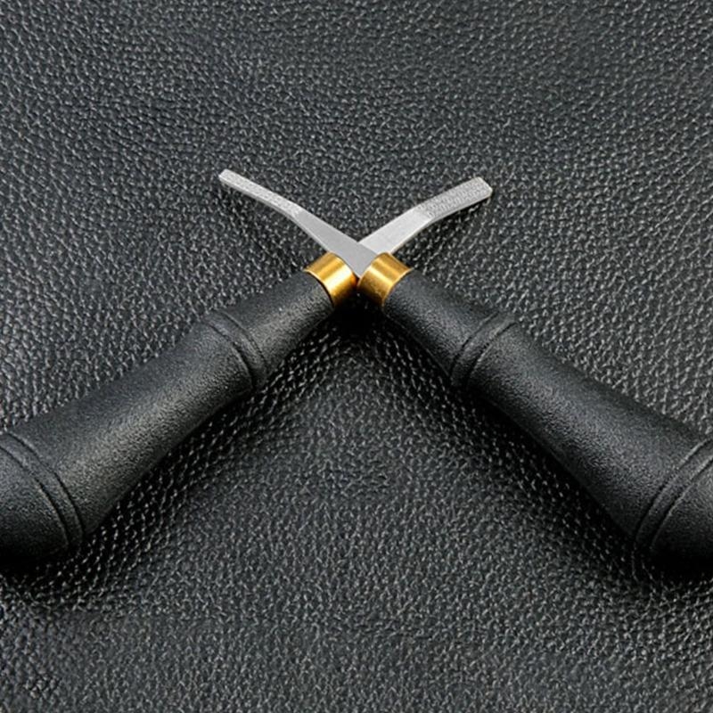 Outil bise bord en en acier en - Leatherwork Edge Beveler avis et prix