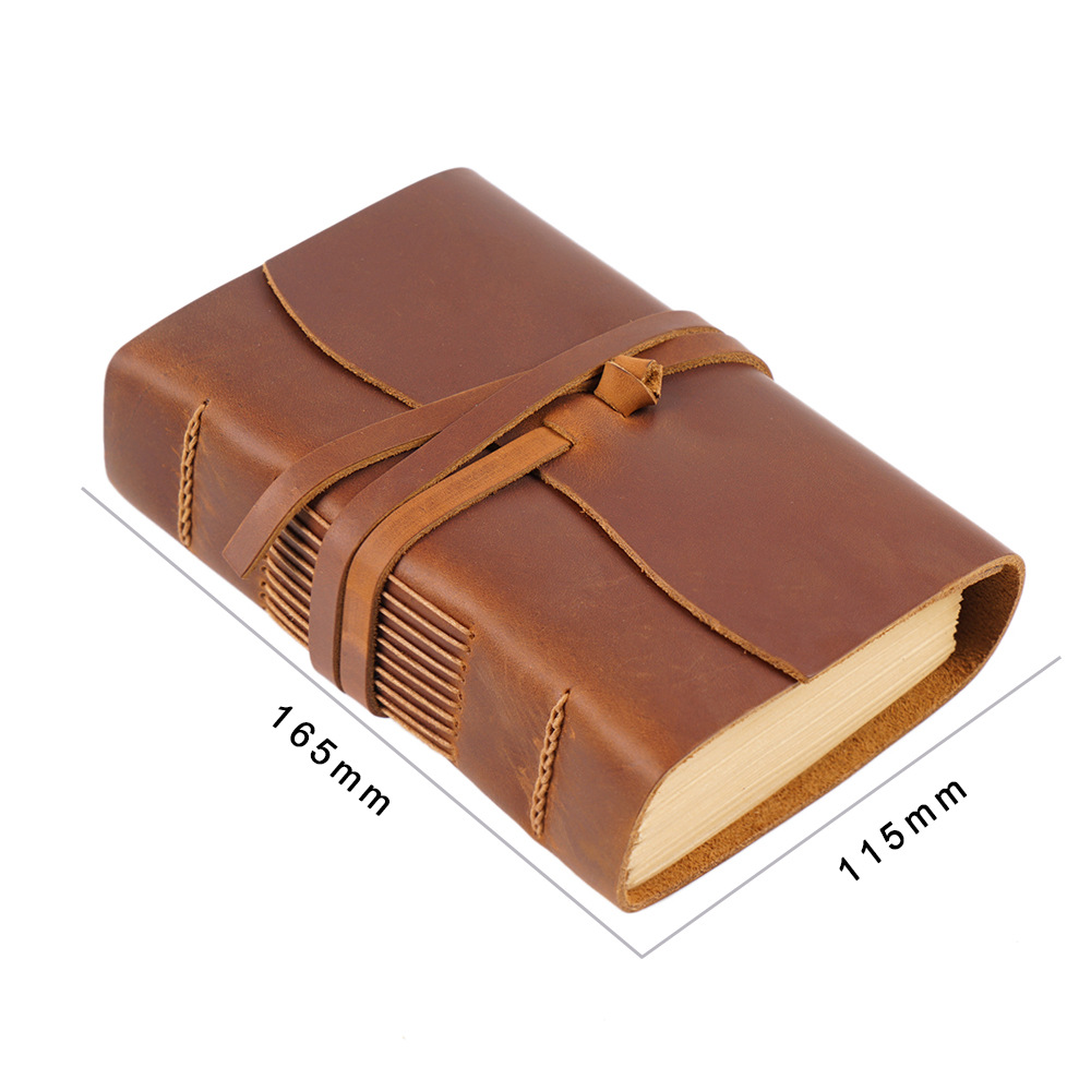 Carnet de notes en cuir marron - Leather Work Diary avis et prix