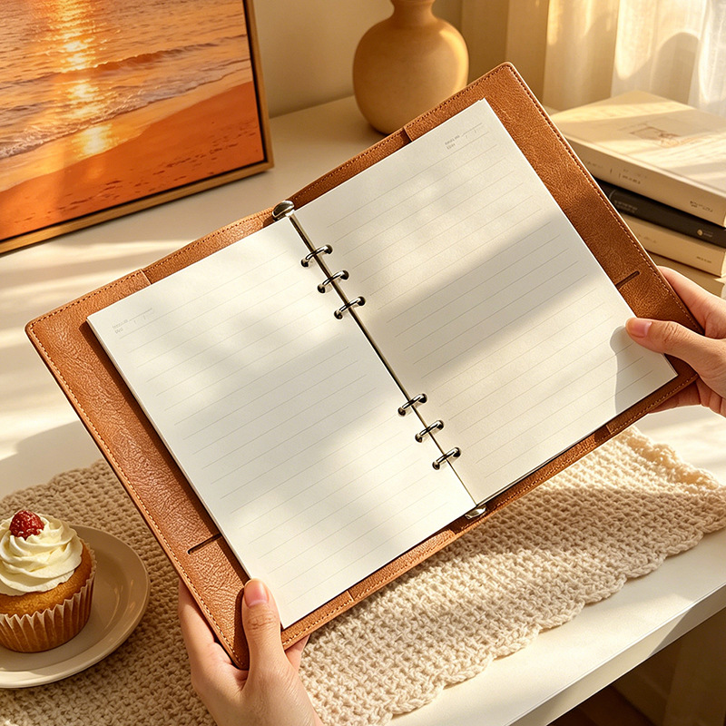 Carnet rechargeable A5 en simi - Leather Work Diary avis et prix